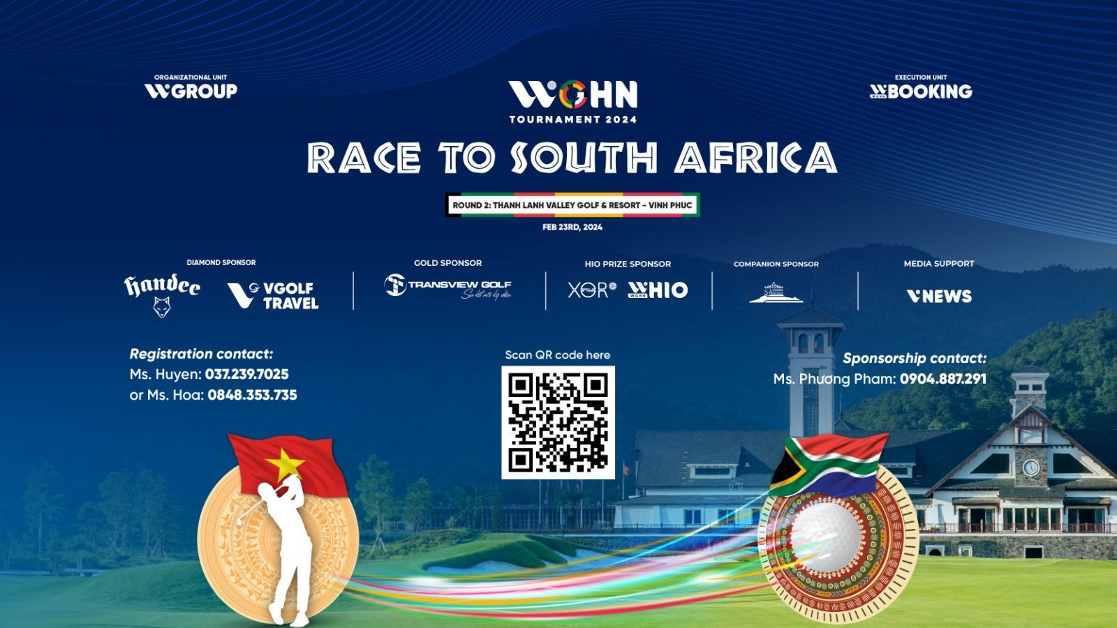 WGHN Tournament Race to South Africa 2024: Chính thức mở đơn đăng ký chặng 2